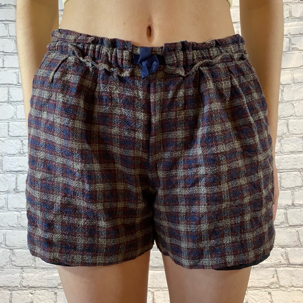 Tartan preppy shorts
